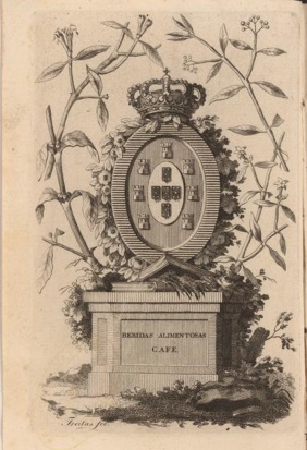 "Portuguese Coat of Arms and Coffee Plants"